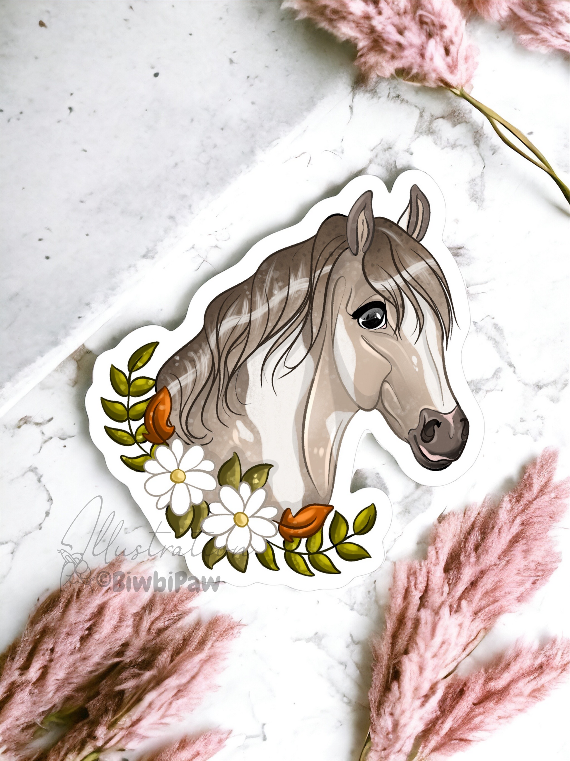 Sticker cheval pie – Biwbi Paw